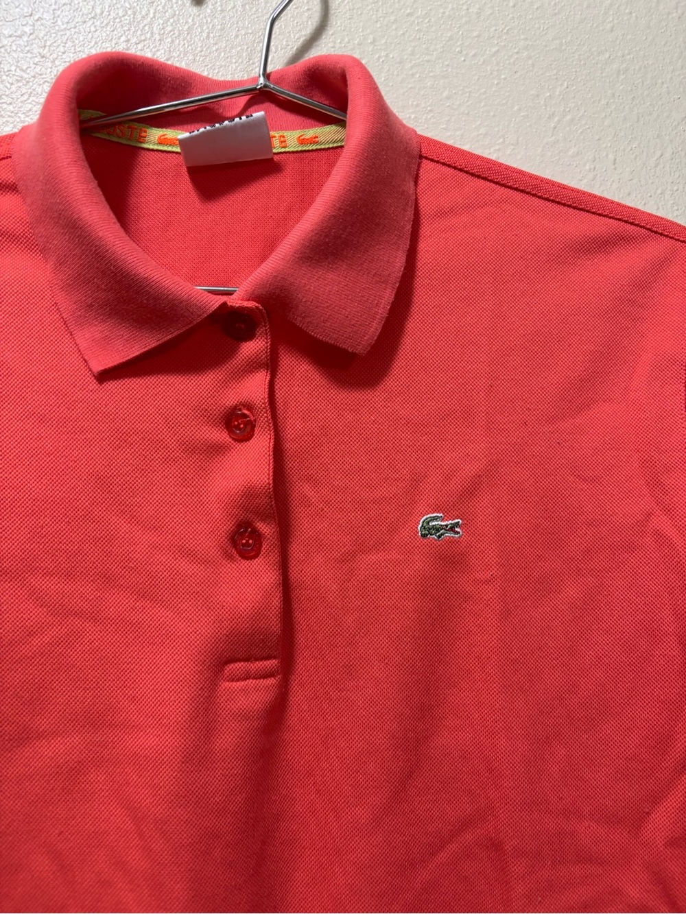 Lacoste Women's Coral Polo Sweater - Picture 2 of 5